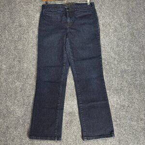Lauren Jeans Co Ralph Lauren Womens 10 Petite Medium Wash Cotton Stretch
